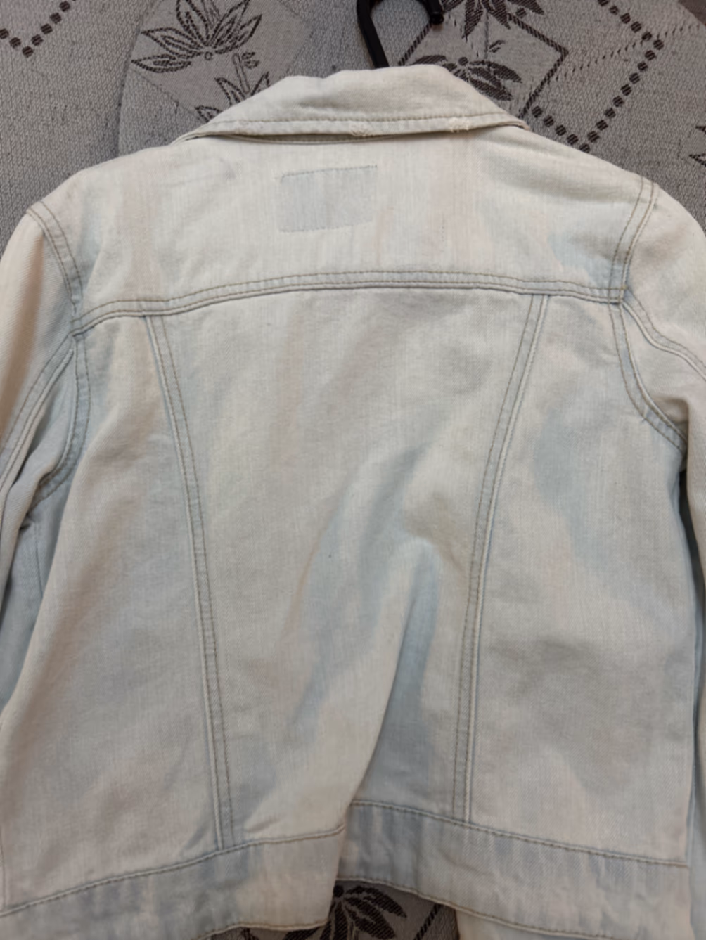 Vintage light blue jean jacket, photo 2