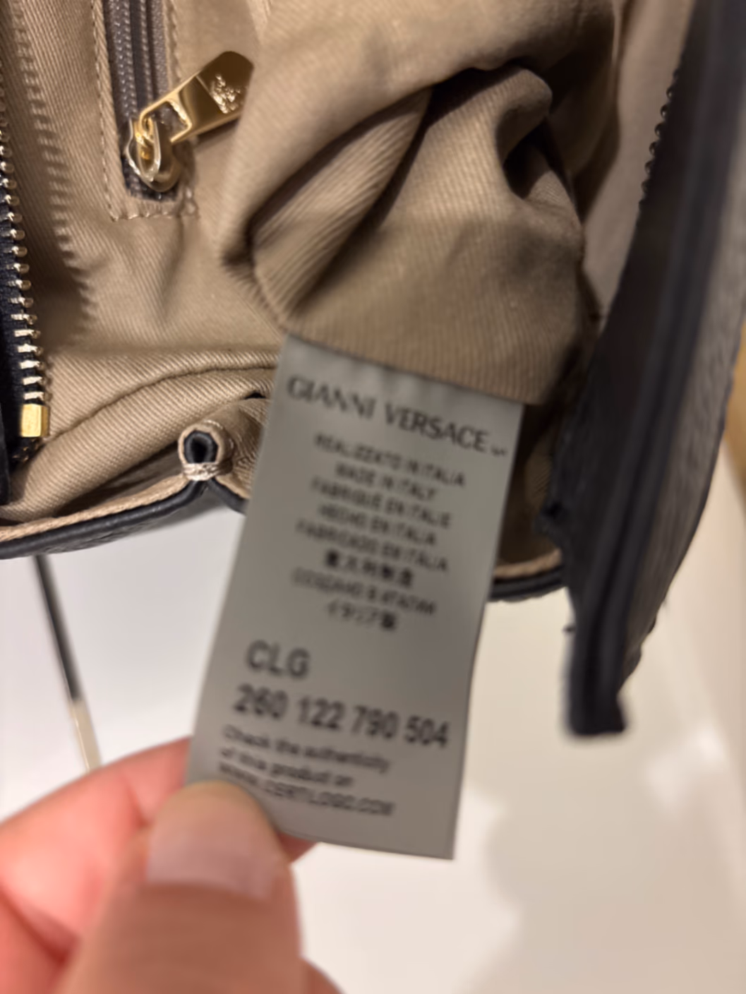 Versace Collection Black Handbag, photo 4