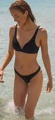 Oysho Minimalist black bikini set, photo 2