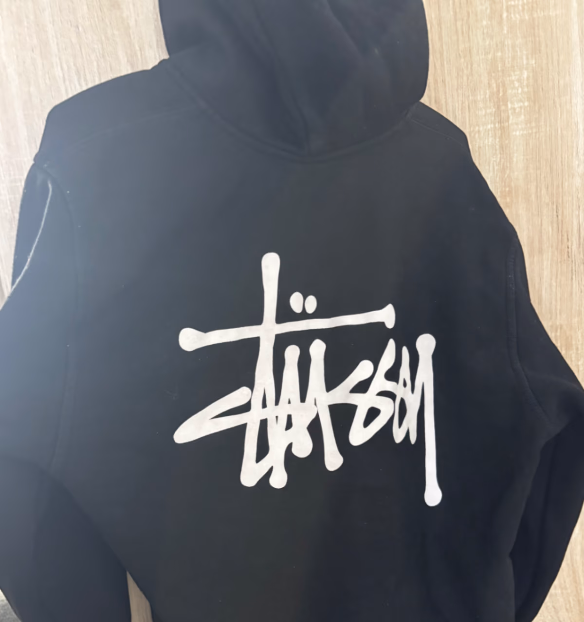 Stüssy Black Zip-Up Hoodie, photo 2