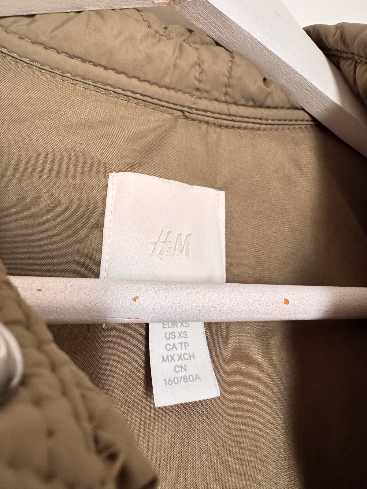 H&M Quilted Olive Jacket, photo 5