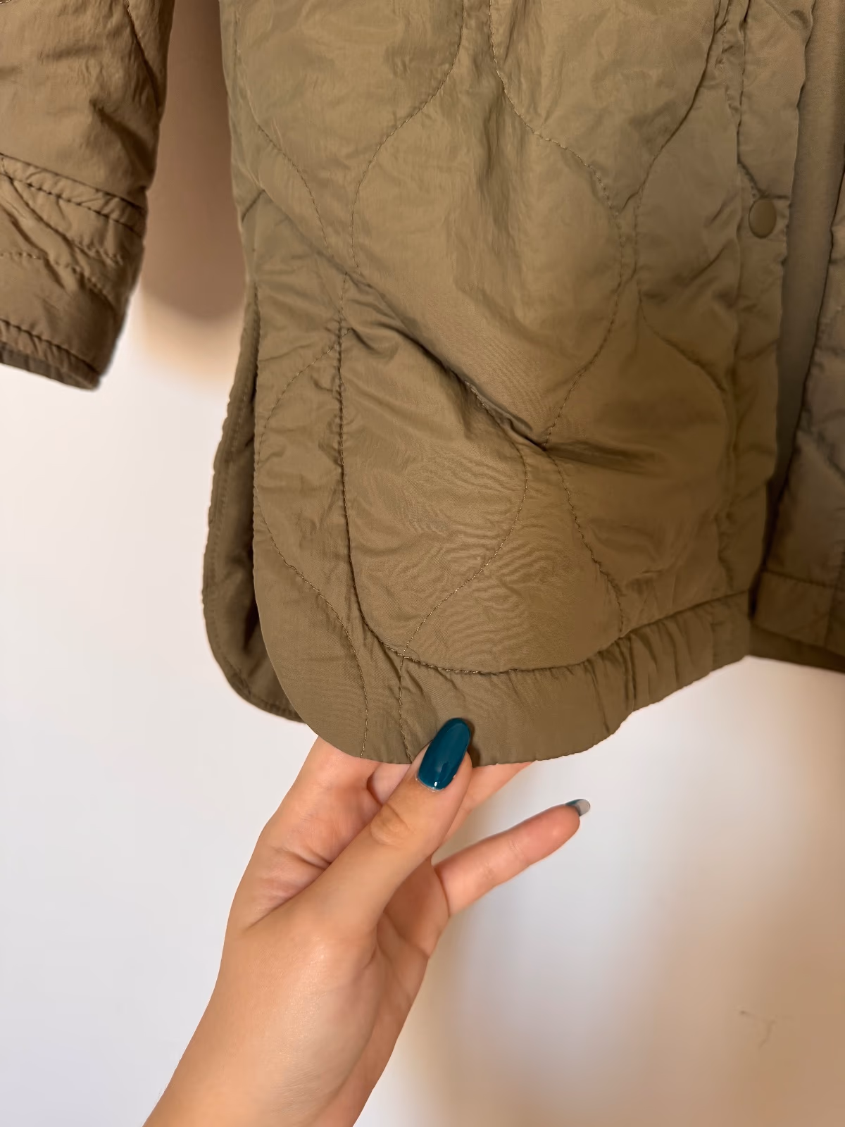 H&M Quilted Olive Jacket, photo 2