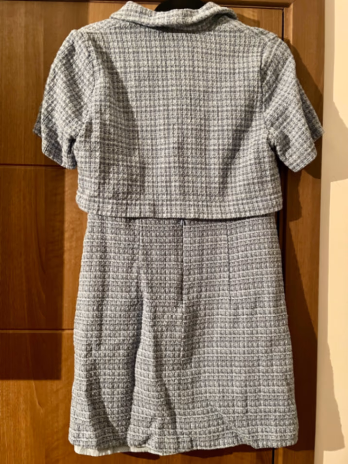 Conjunto de vestido con efecto tweed, foto 4