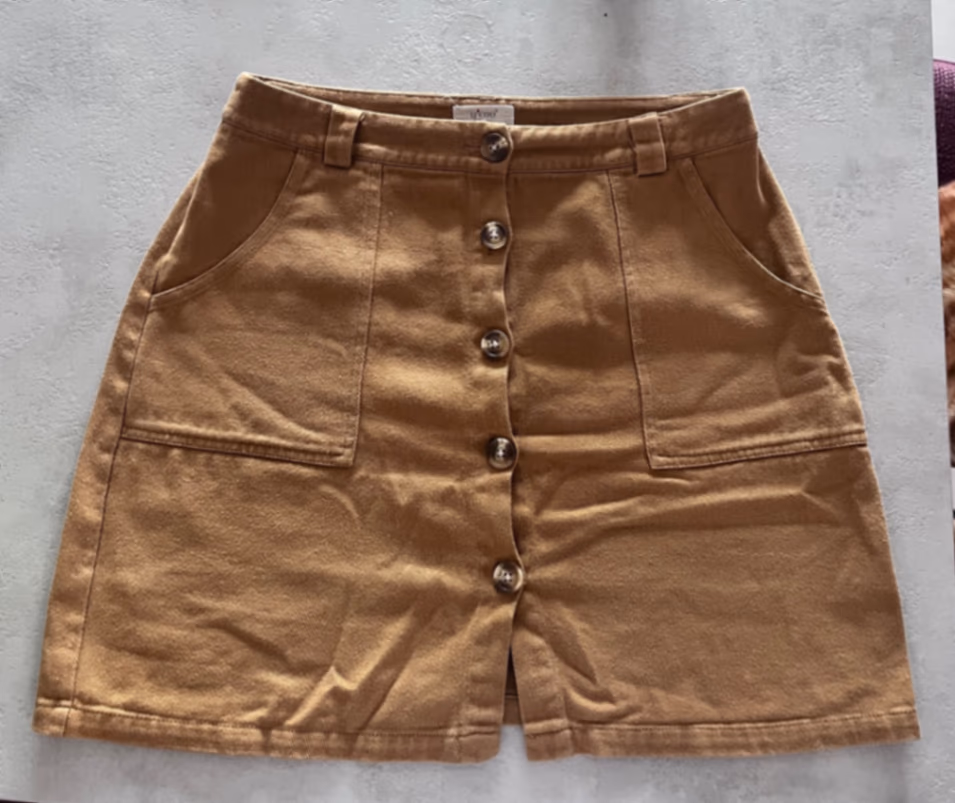 Button Camel  Skirt, photo 2