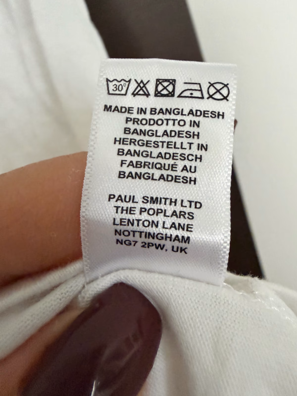 Paul Smith white cotton t-shirt, photo 8