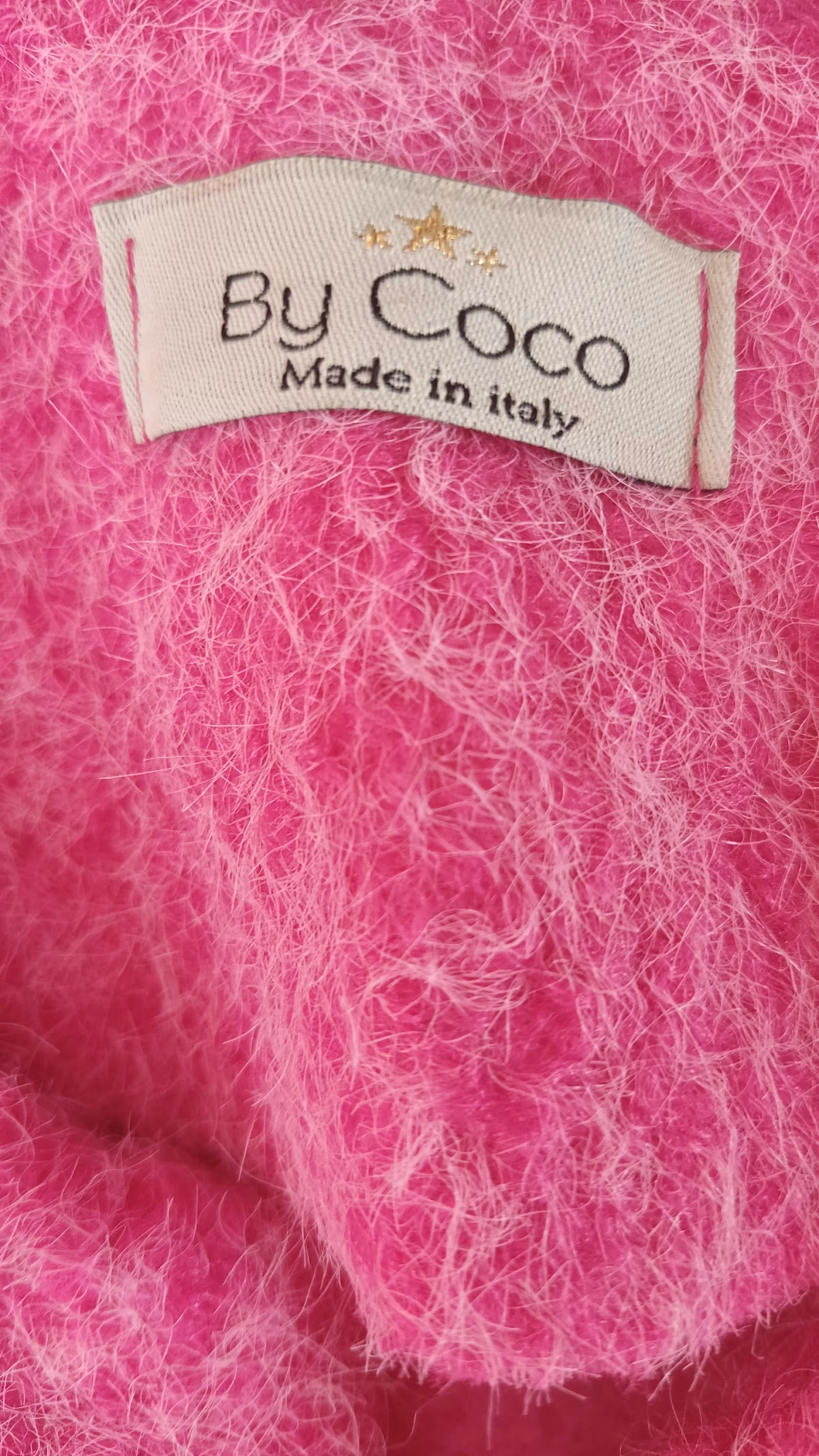 Fuchsia textured sleeveless cardigan, photo 3