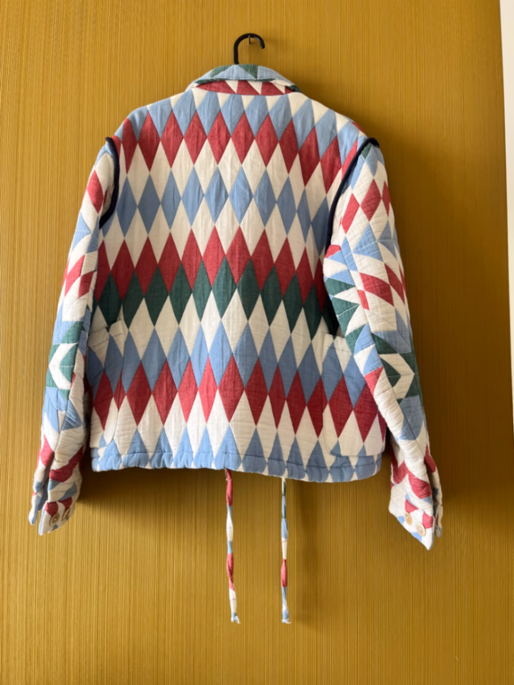 ZARA Quilted Harlequin Pattern Jacket, photo 2
