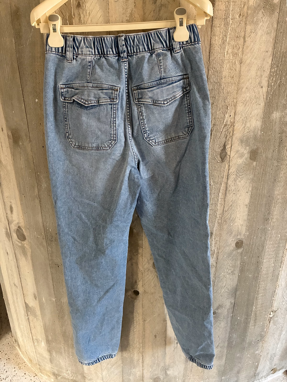 M&S Elasticated Waist Denim Joggers, photo 5