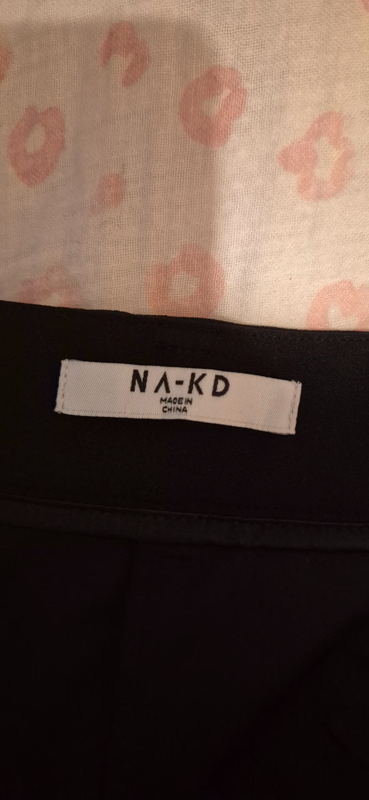 NA-KD black wide trousers, photo 2