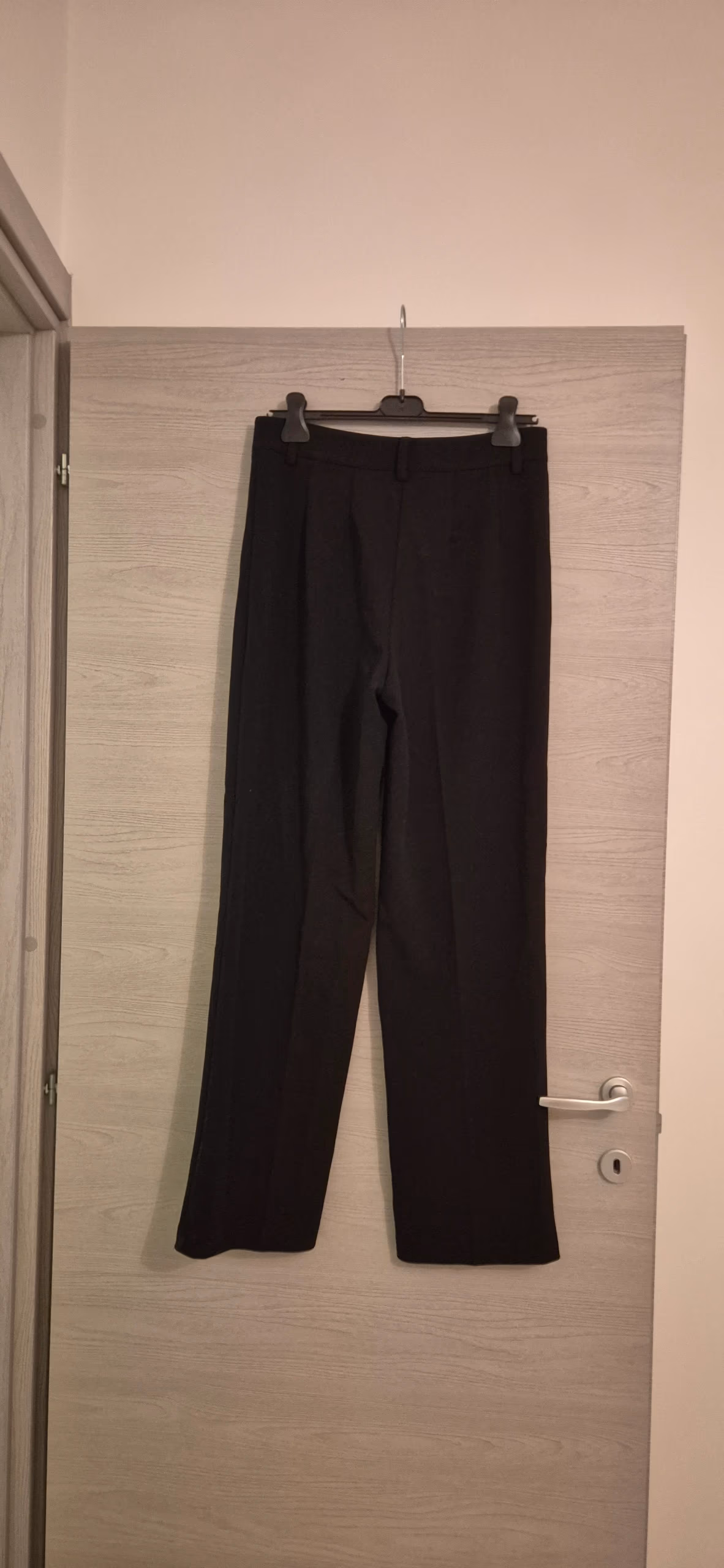 NA-KD black wide trousers, photo 4