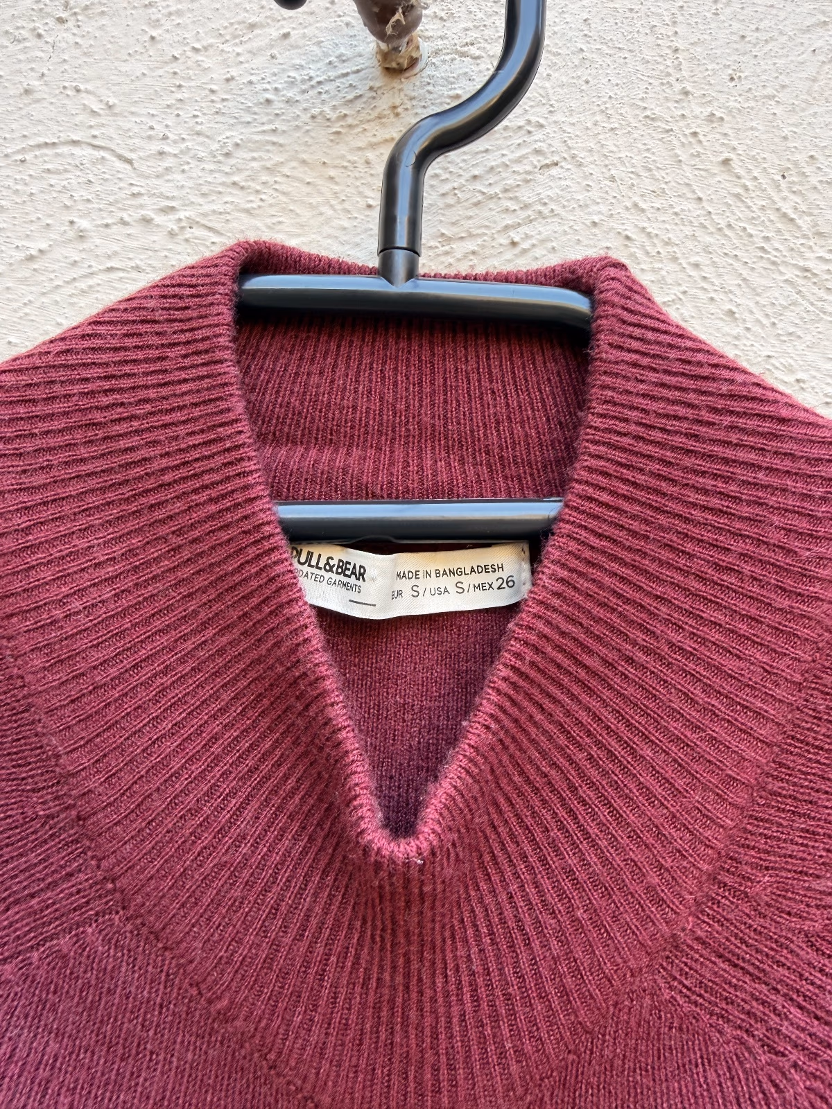 Pull&Bear Burgundy High-neck Sweater, photo 2