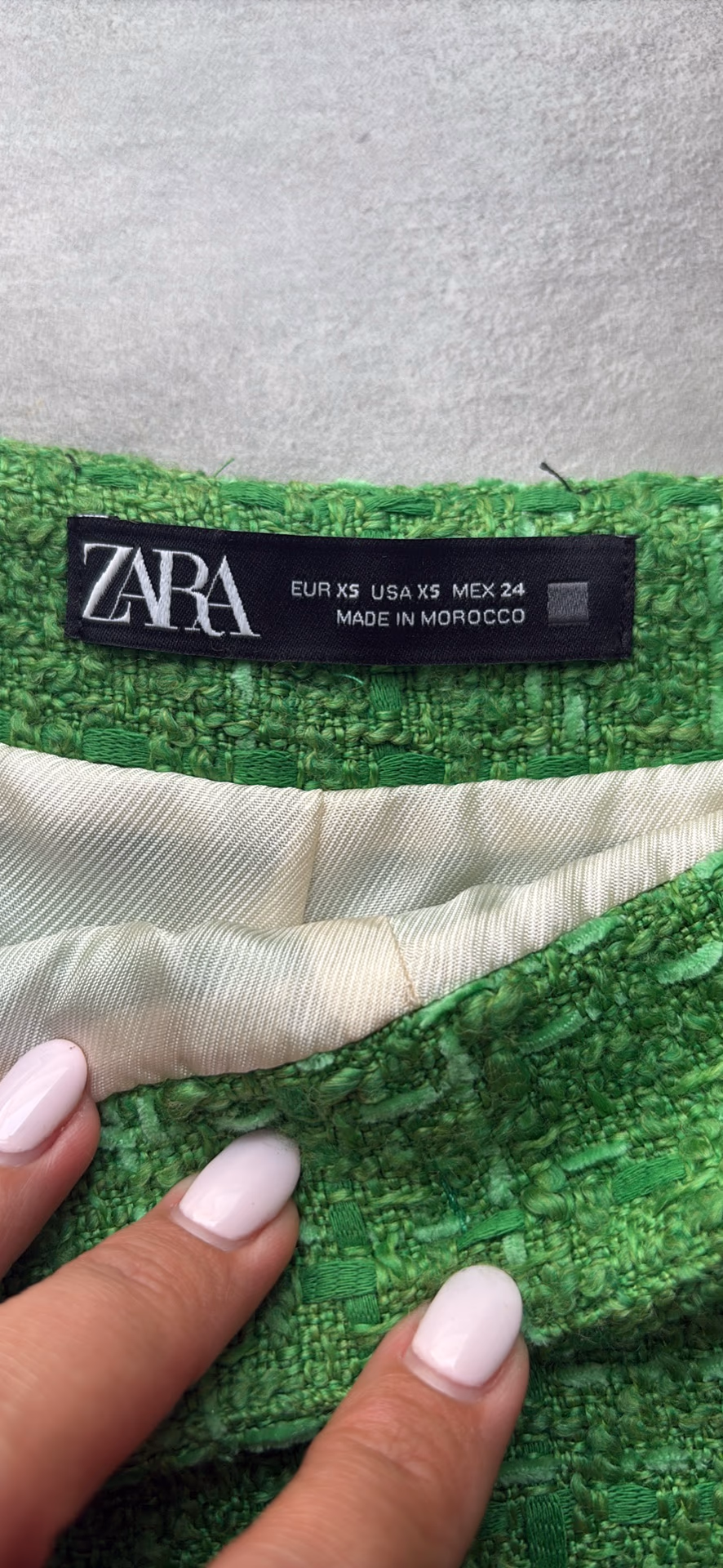 Green Tweed Check Shorts, photo 2