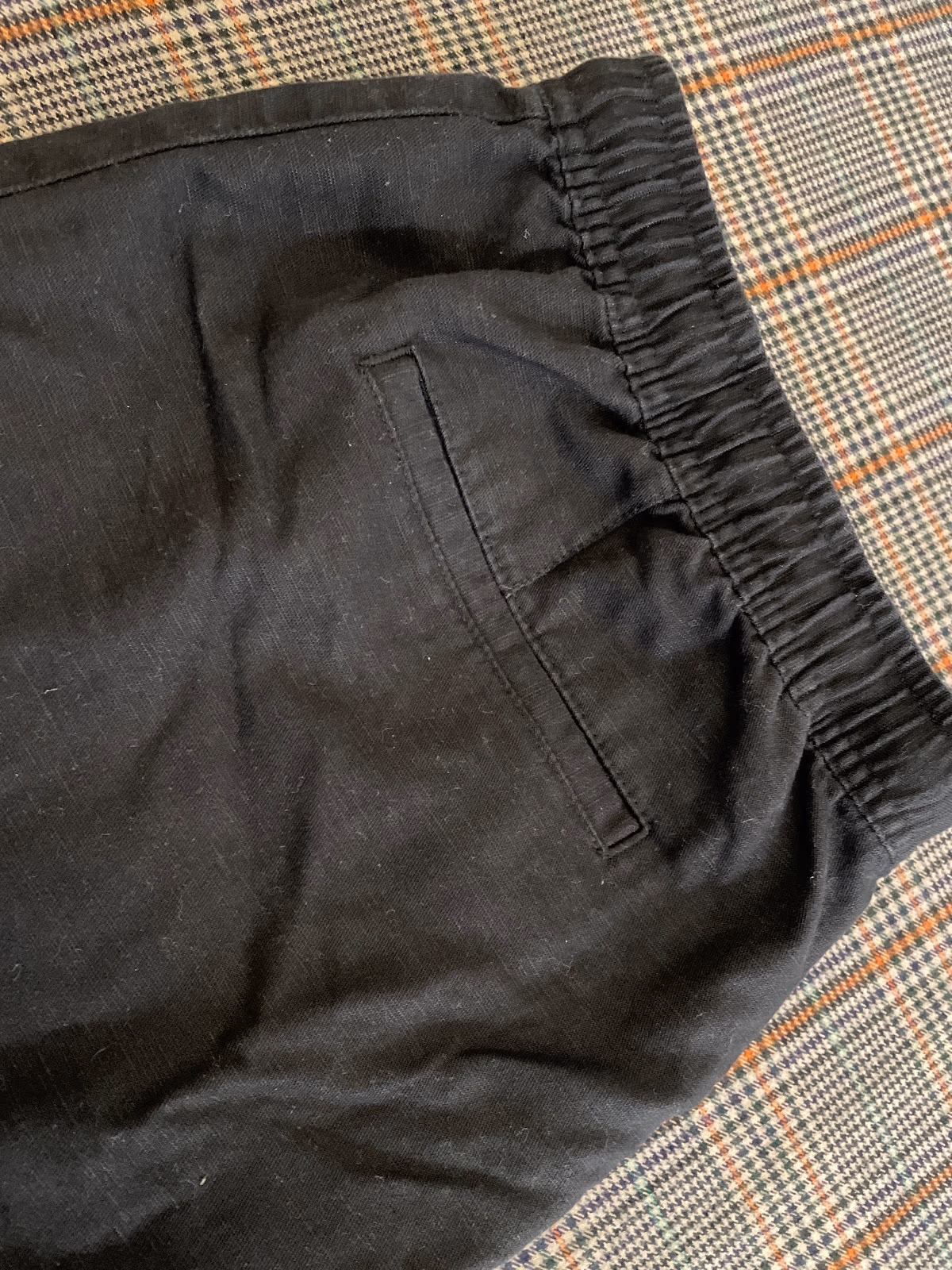 Pantaloncini casual neri con coulisse, foto 4