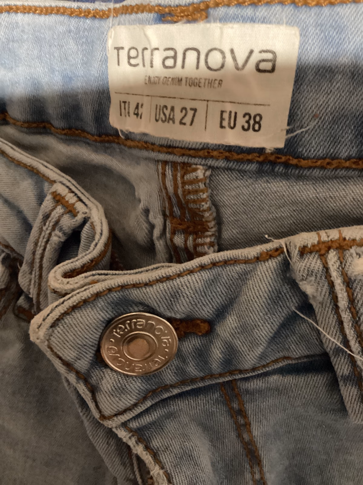 Terranova Light blue skinny jeans, photo 3