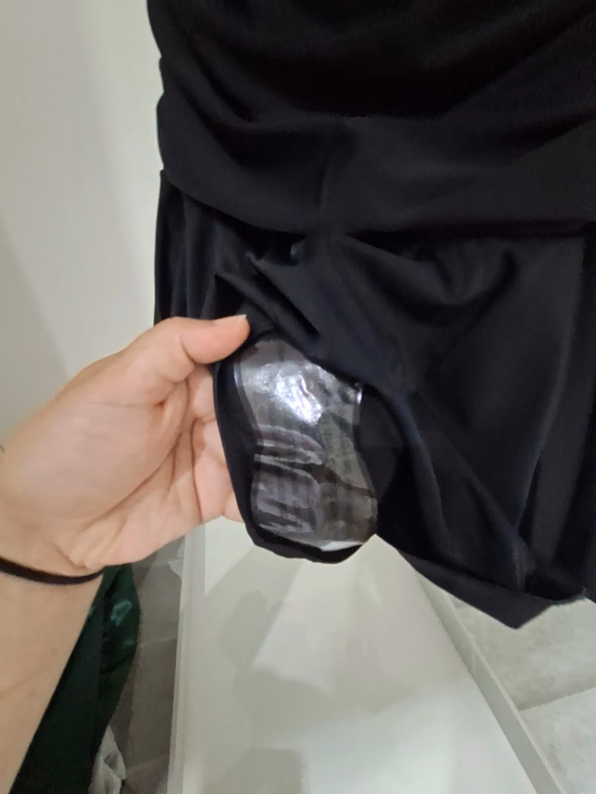 Black ruched skirt swimsuit, photo 4