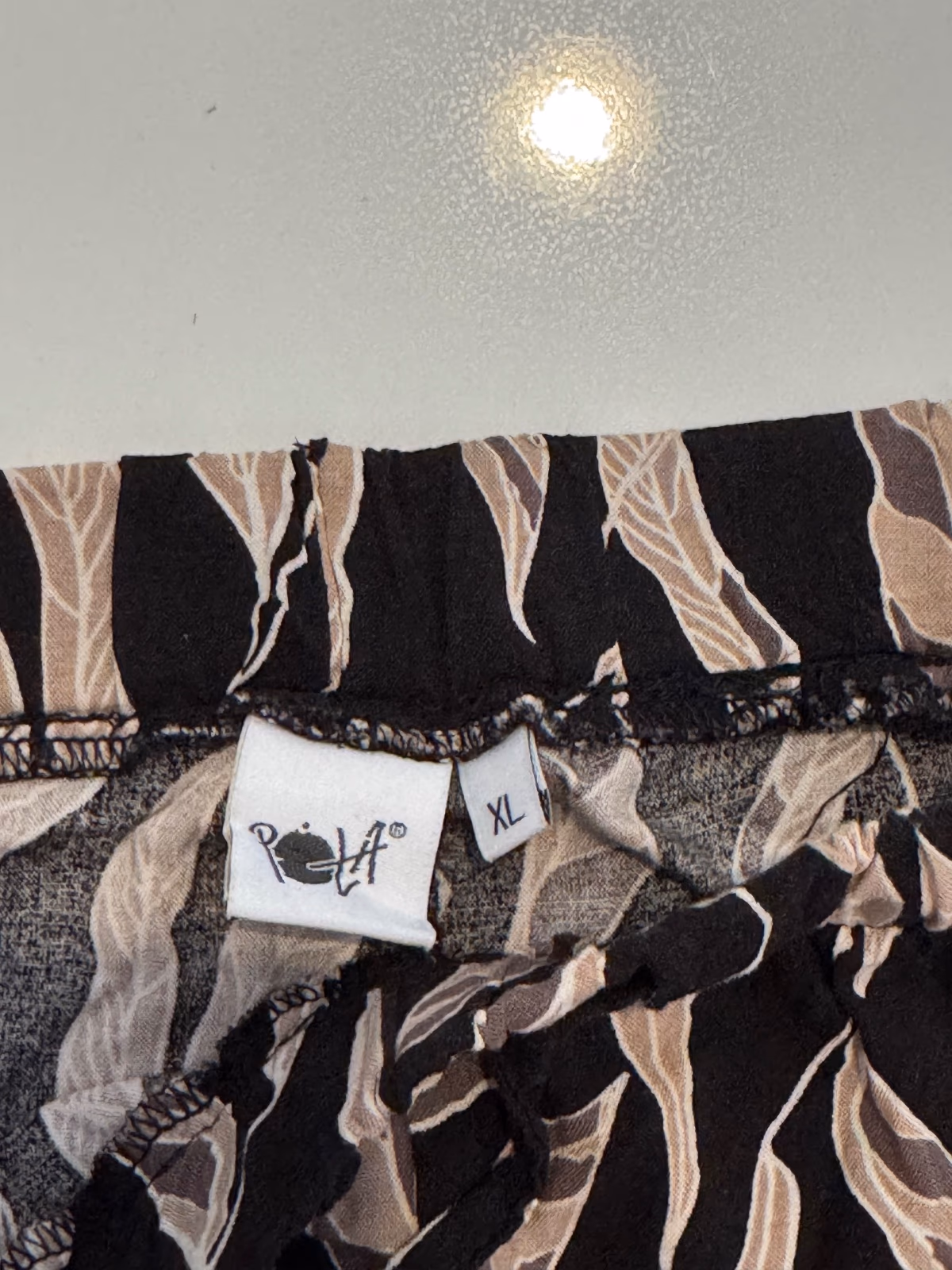 Leaf Print Drawstring Shorts, photo 4