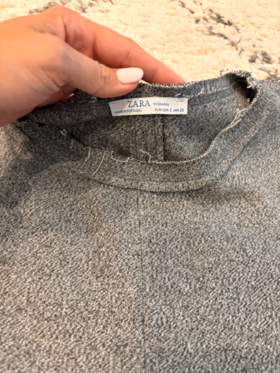 Grey Knit Mini Dress, photo 2