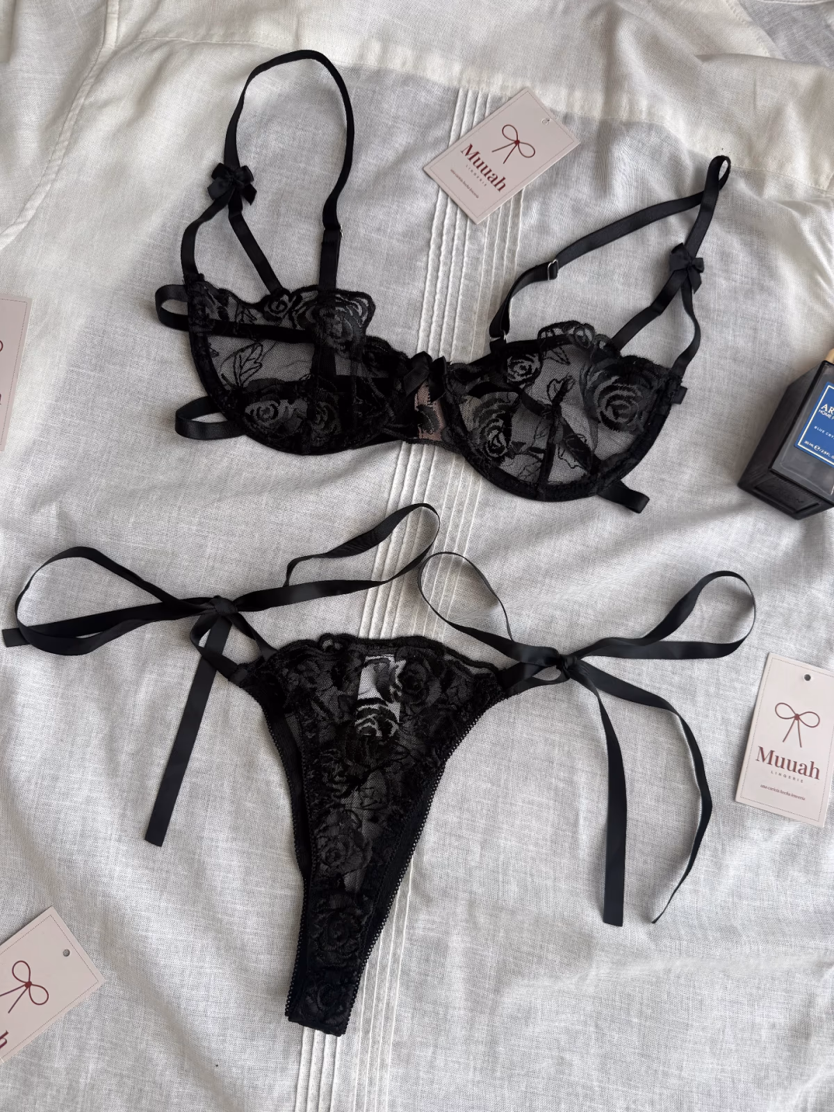 Conjunto de lingerie «Black Rose», fotografia 2