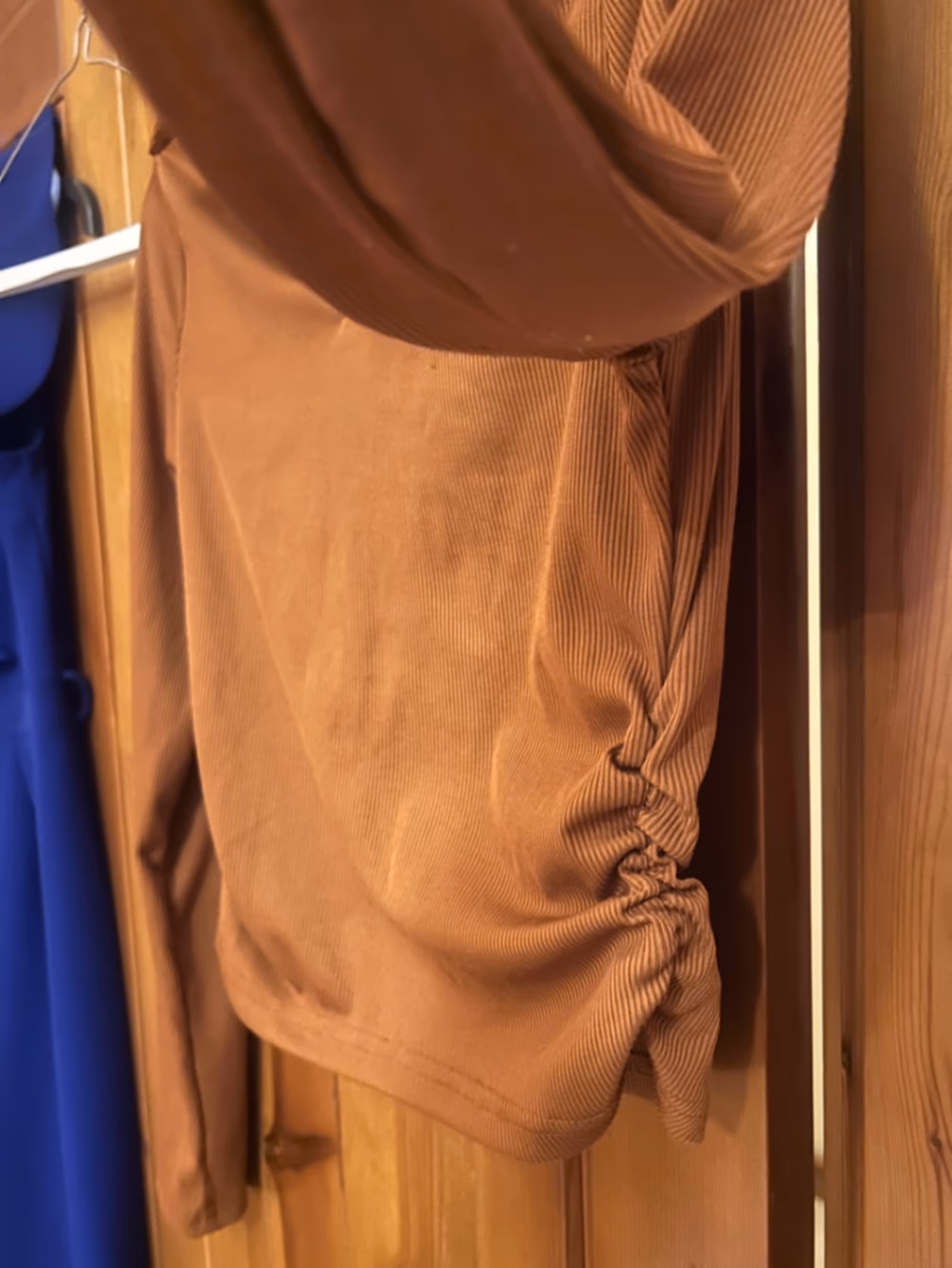 Ribbed Long Sleeve Polo Top, photo 2