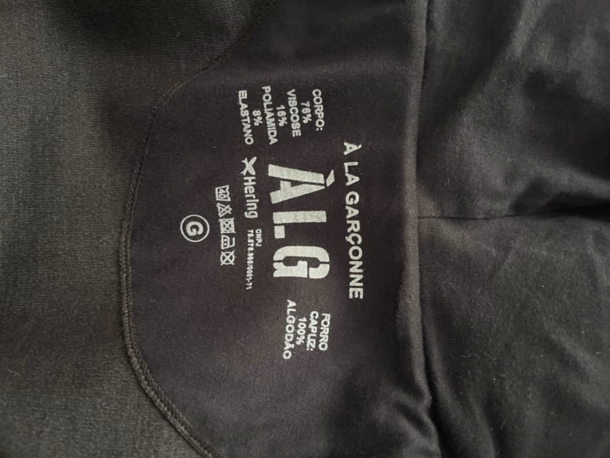 Black Harness Detail Zip Hoodie, photo 5