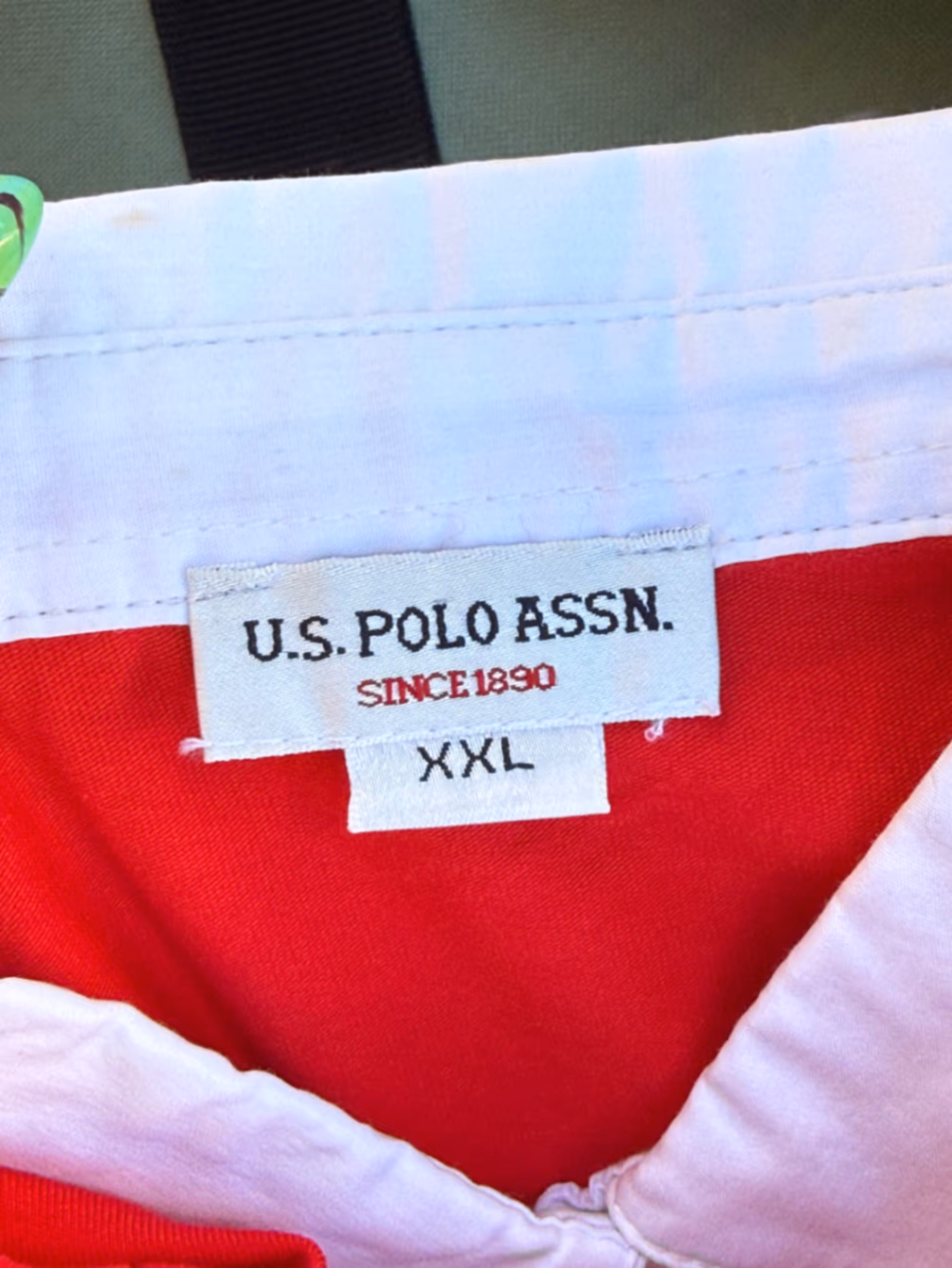US Polo Red Short Sleeve Polo Shirt, photo 4