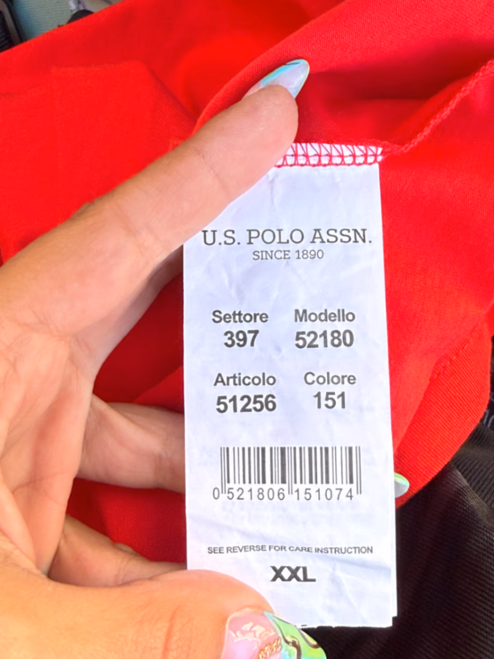 US Polo Red Short Sleeve Polo Shirt, photo 3