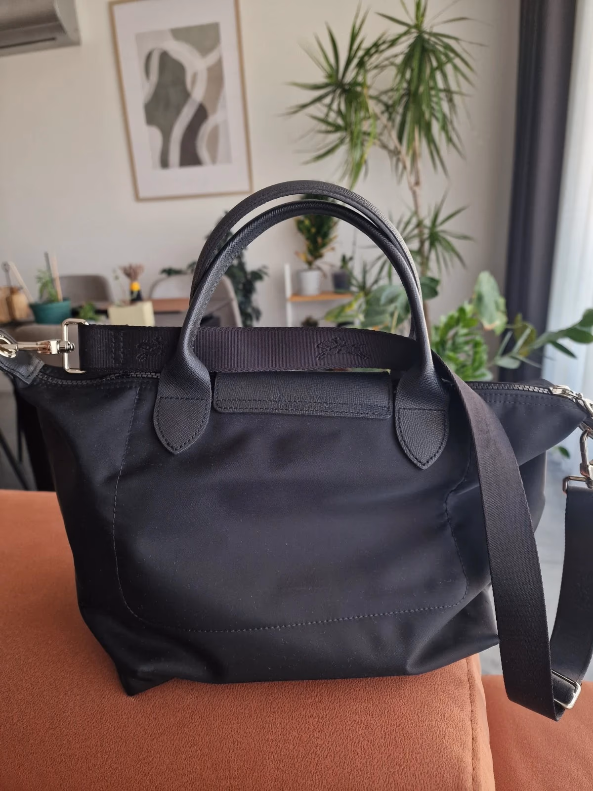 Longchamp Le Pliage Néo Top Handle Bag – Black, photo 2