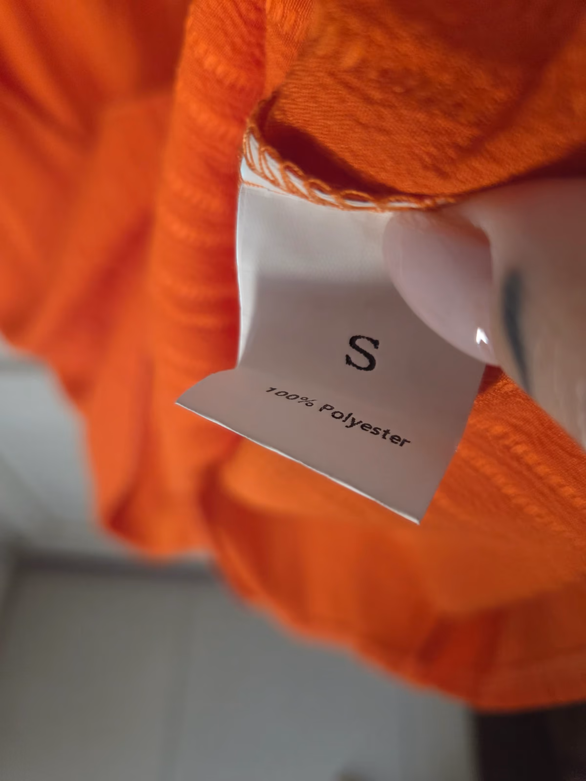 Orange Flutter Sleeve Wrap Dress, photo 5