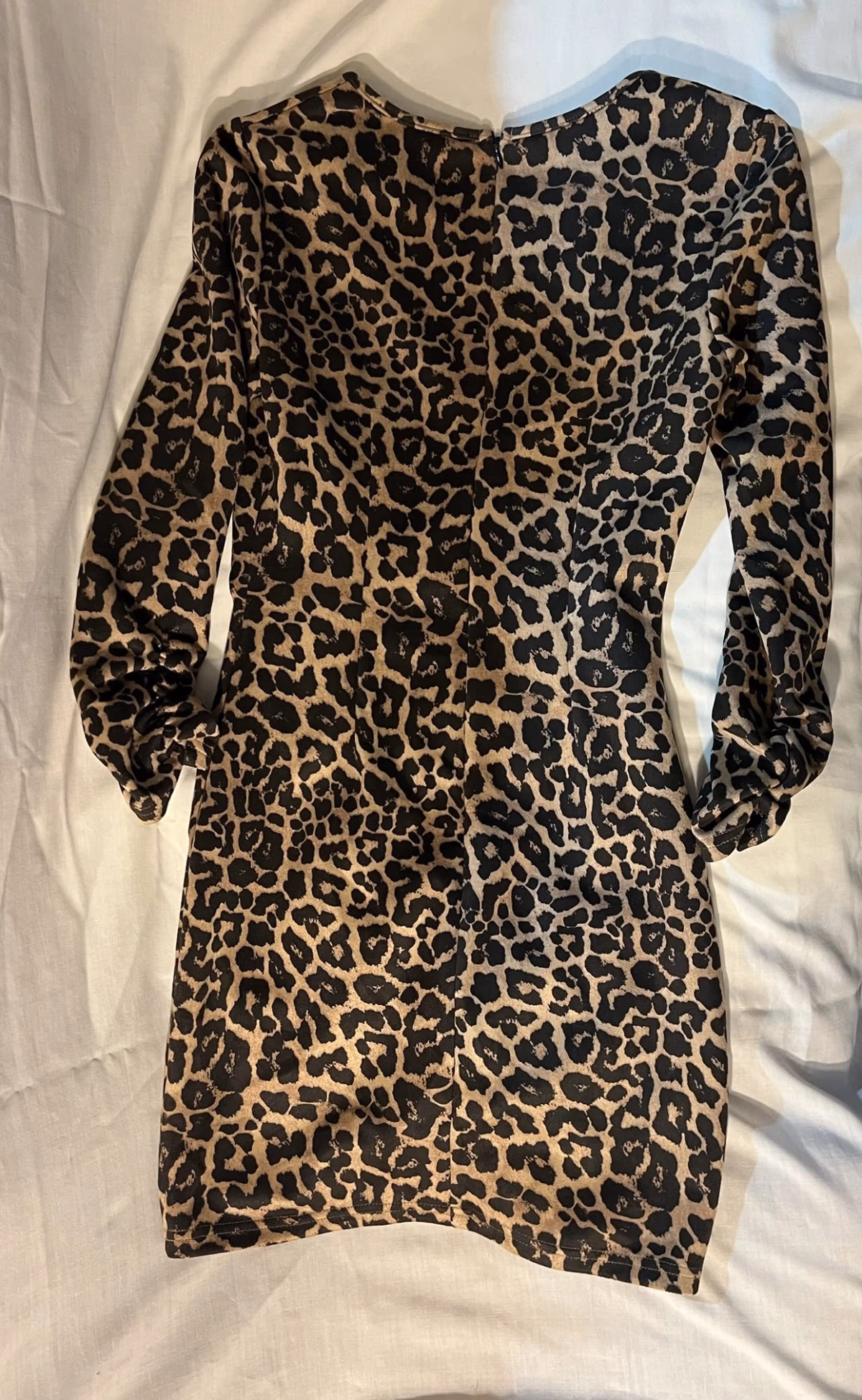 Zara leopard print mini dress, photo 4