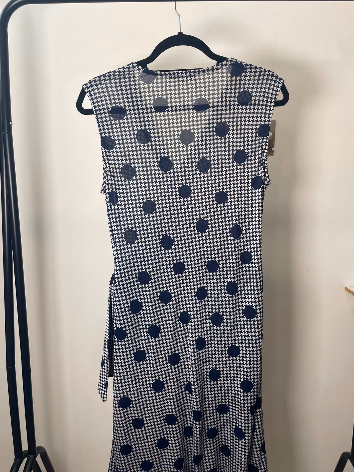 Polka Houndstooth Wrap Dress, photo 4