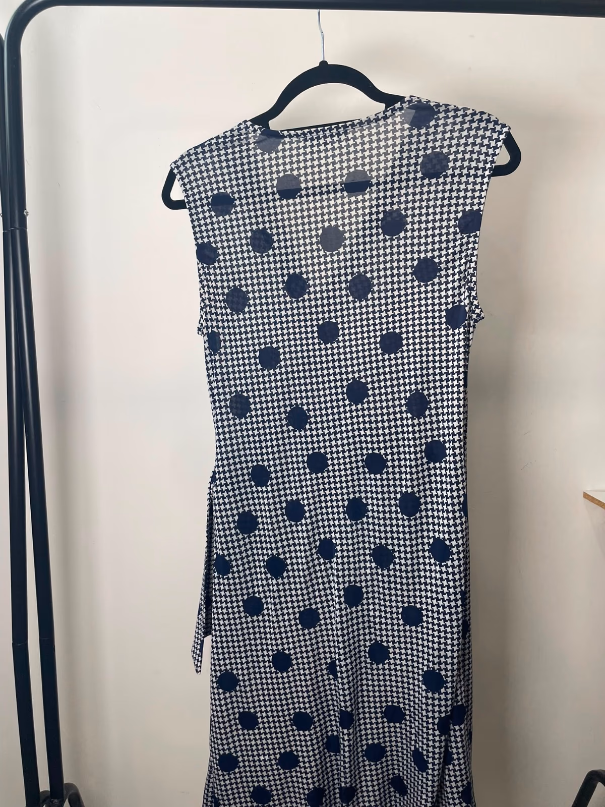Polka Houndstooth Wrap Dress, photo 5