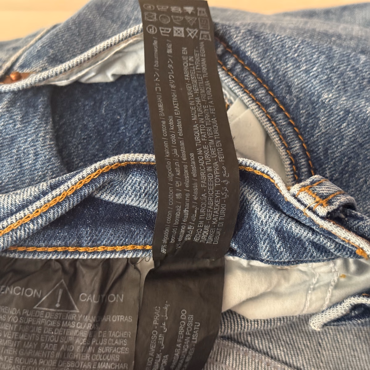 Jeans Zara Blue Denim, foto 4