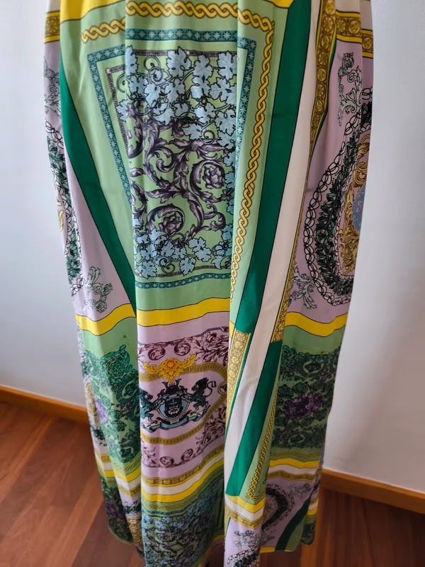 Baroque Print Sleeveless Maxi Dress, photo 3