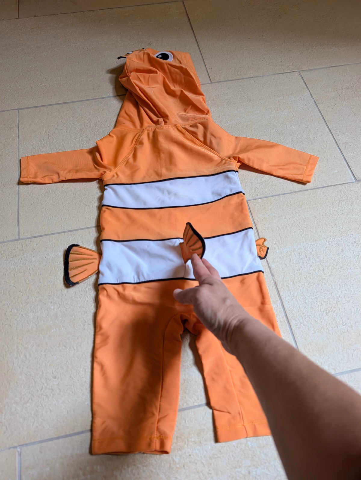Costume da neonato Disney Nemo, tutina intera, foto 2
