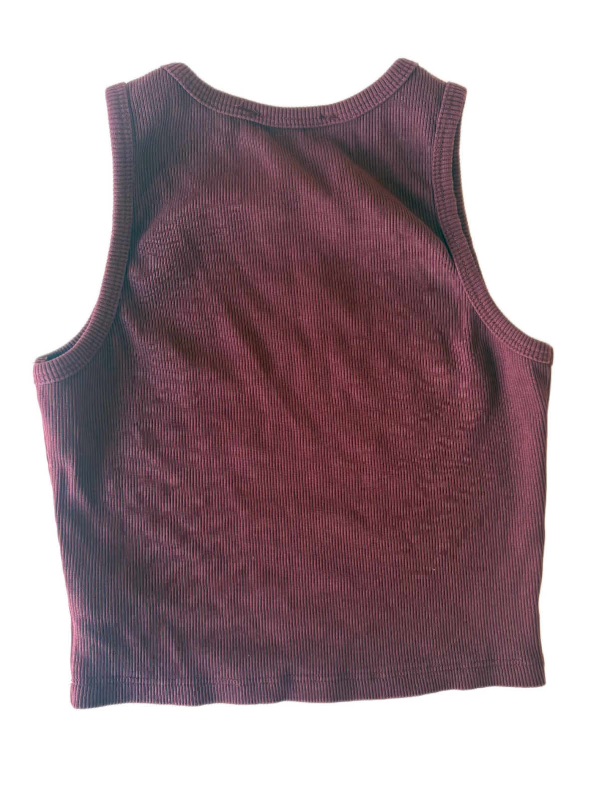 Ribbed Sleeveless Crop Top, photo 2