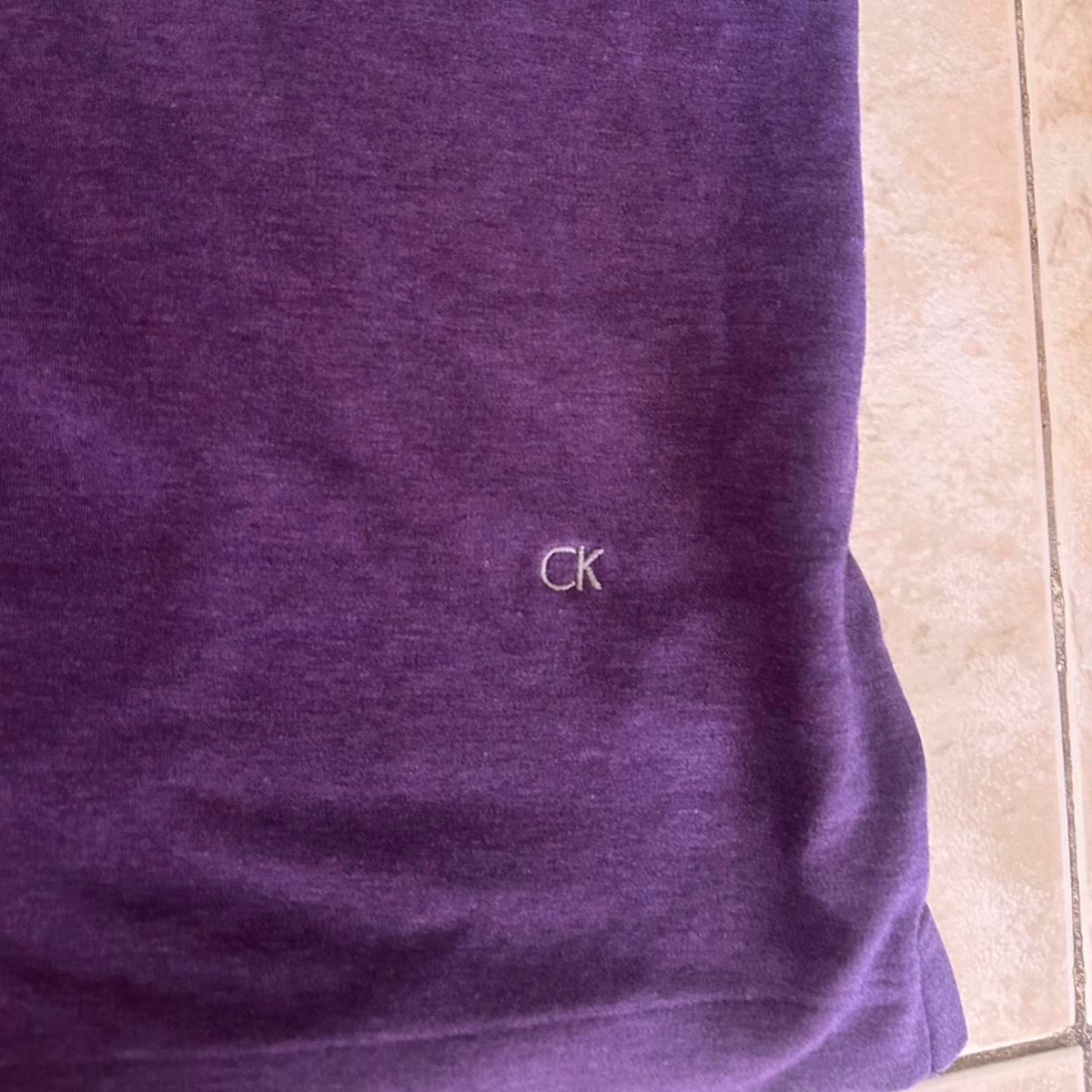 Calvin Klein Purple Polo Shirt, photo 3