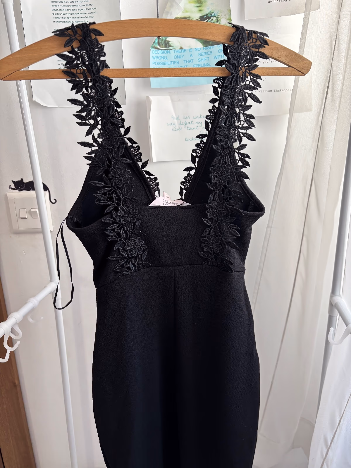 Vestido preto da Miss Selfridge para tamanhos pequenos, fotografia 3