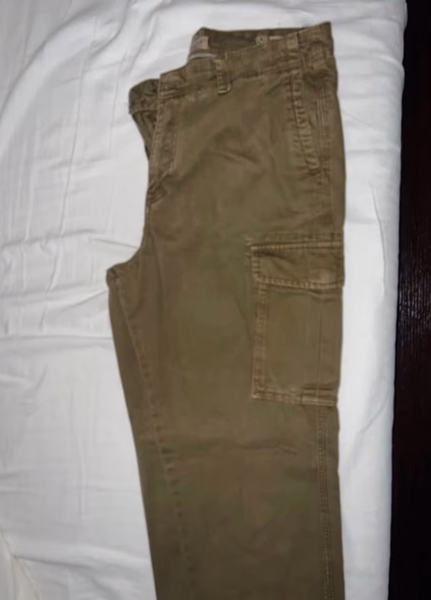 Olive Green Cargo Trousers, photo 2