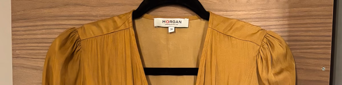 Morgan mustard wrap midi dress, photo 2