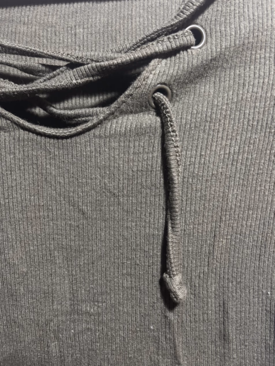 Lace Up Long Sleeve Top, photo 3