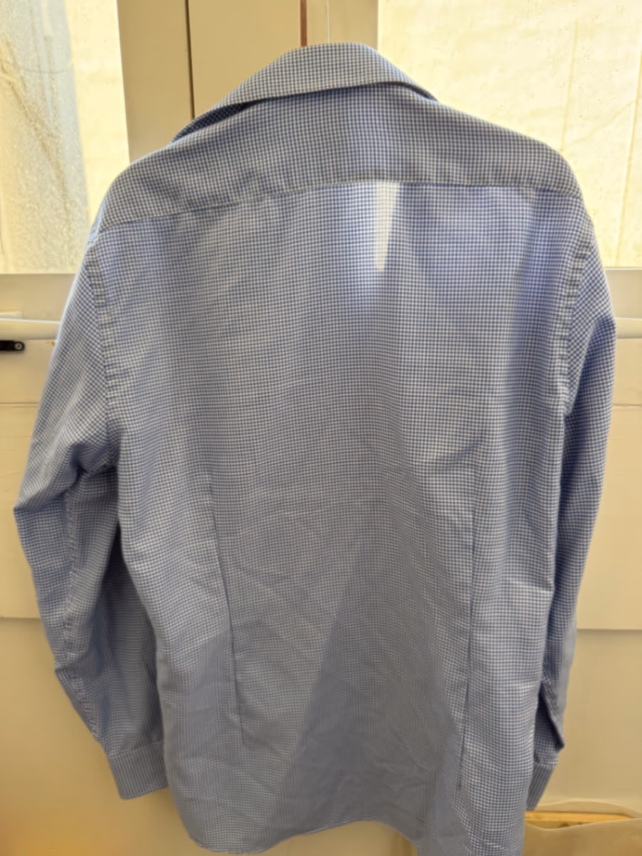 Gagliardi Blue Gingham Shirt, photo 2