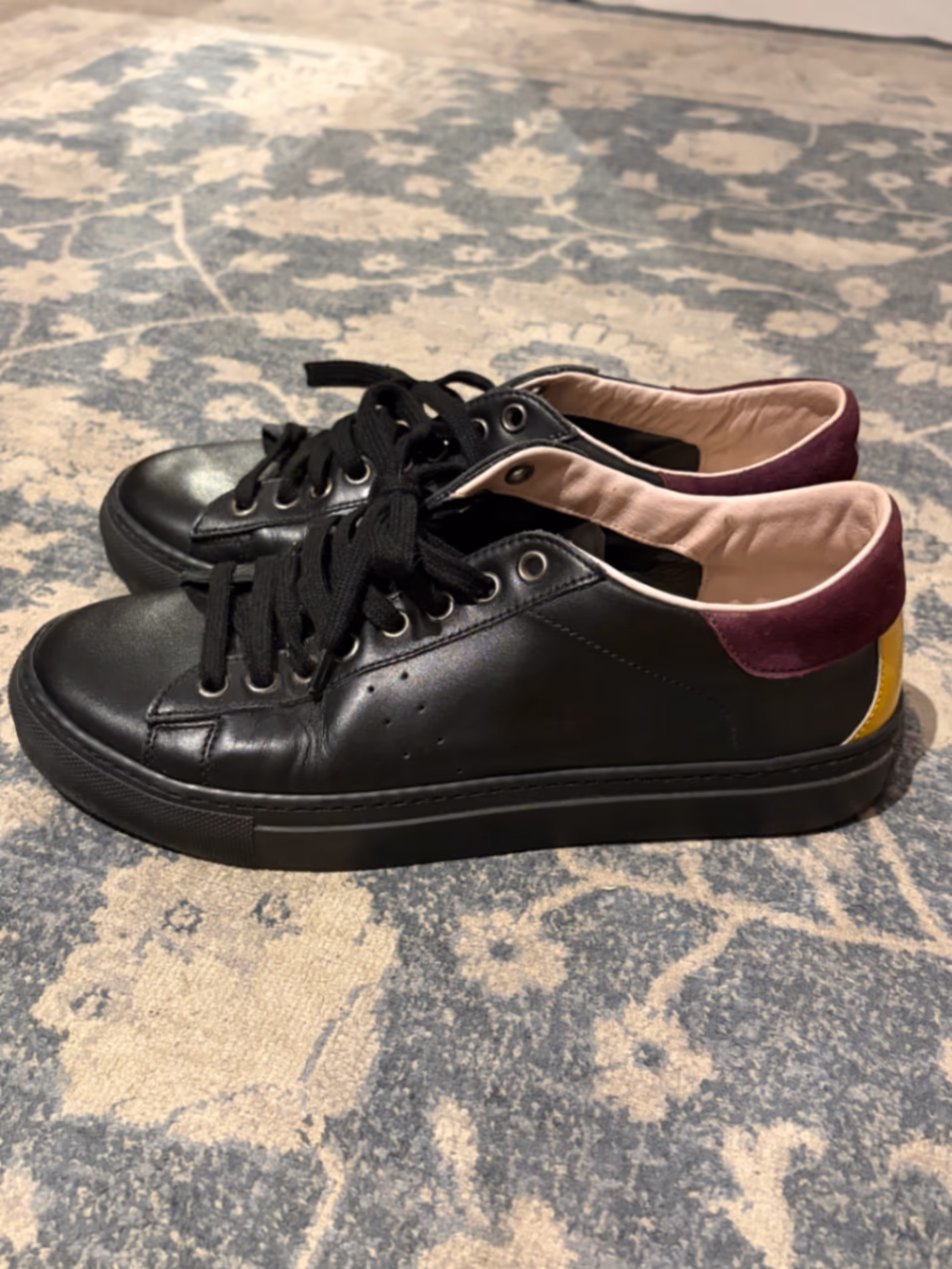 Patrizia Pepe Black Leather Trainers, photo 2