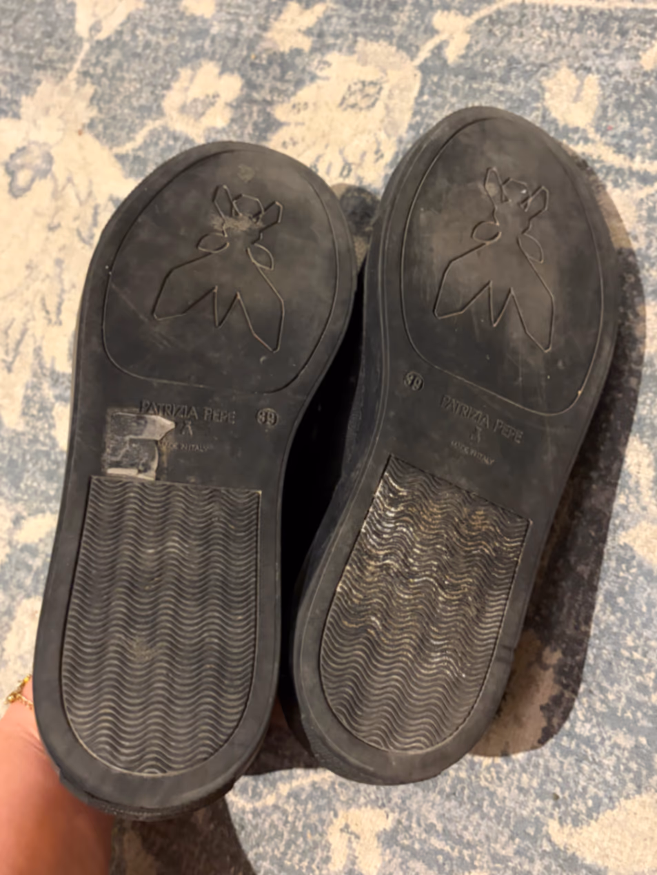 Patrizia Pepe Black Leather Trainers, photo 6