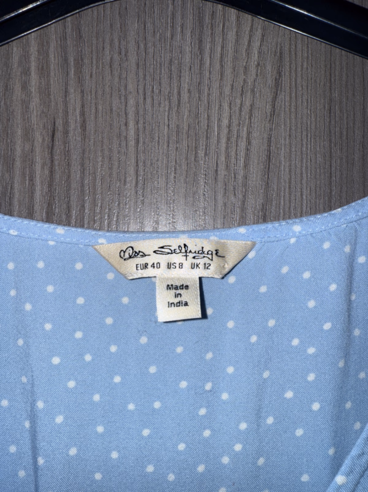 Light Blue Polka Dot Dress, photo 4