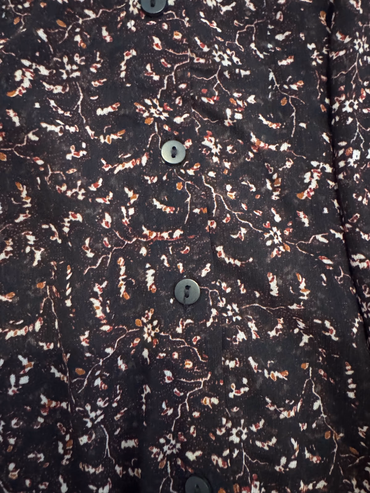 Mango Printed Tie-Neck Transparent Blouse, photo 4