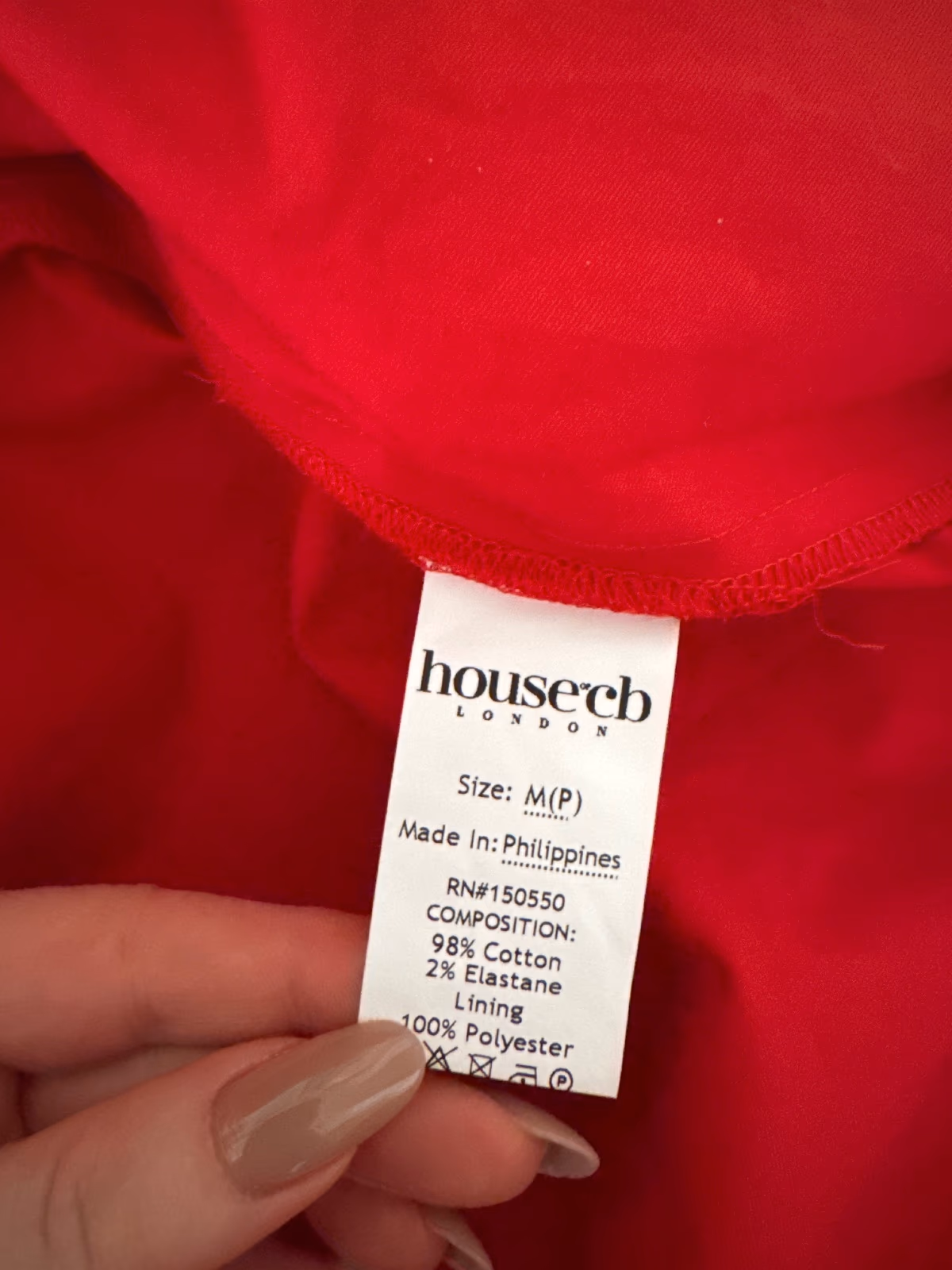 Red halter neck midi dress, photo 4
