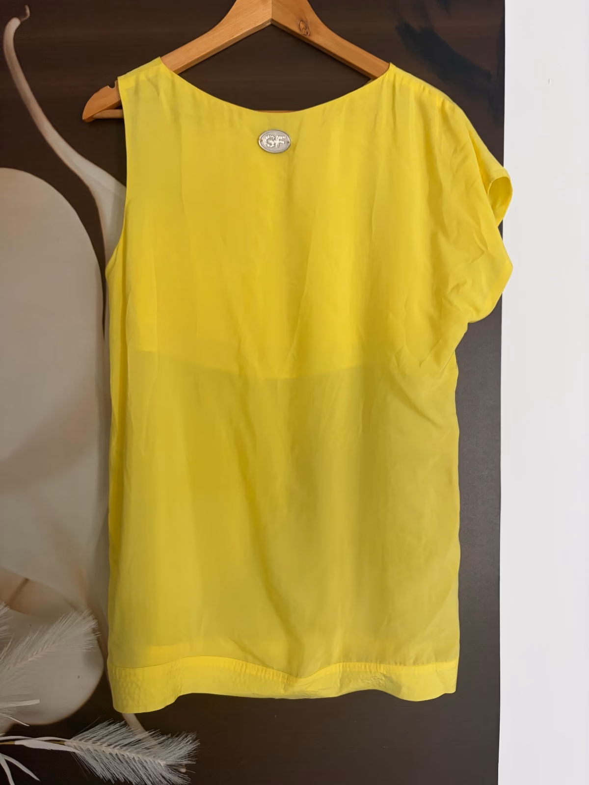 GF Ferre yellow sleeveless top, photo 4