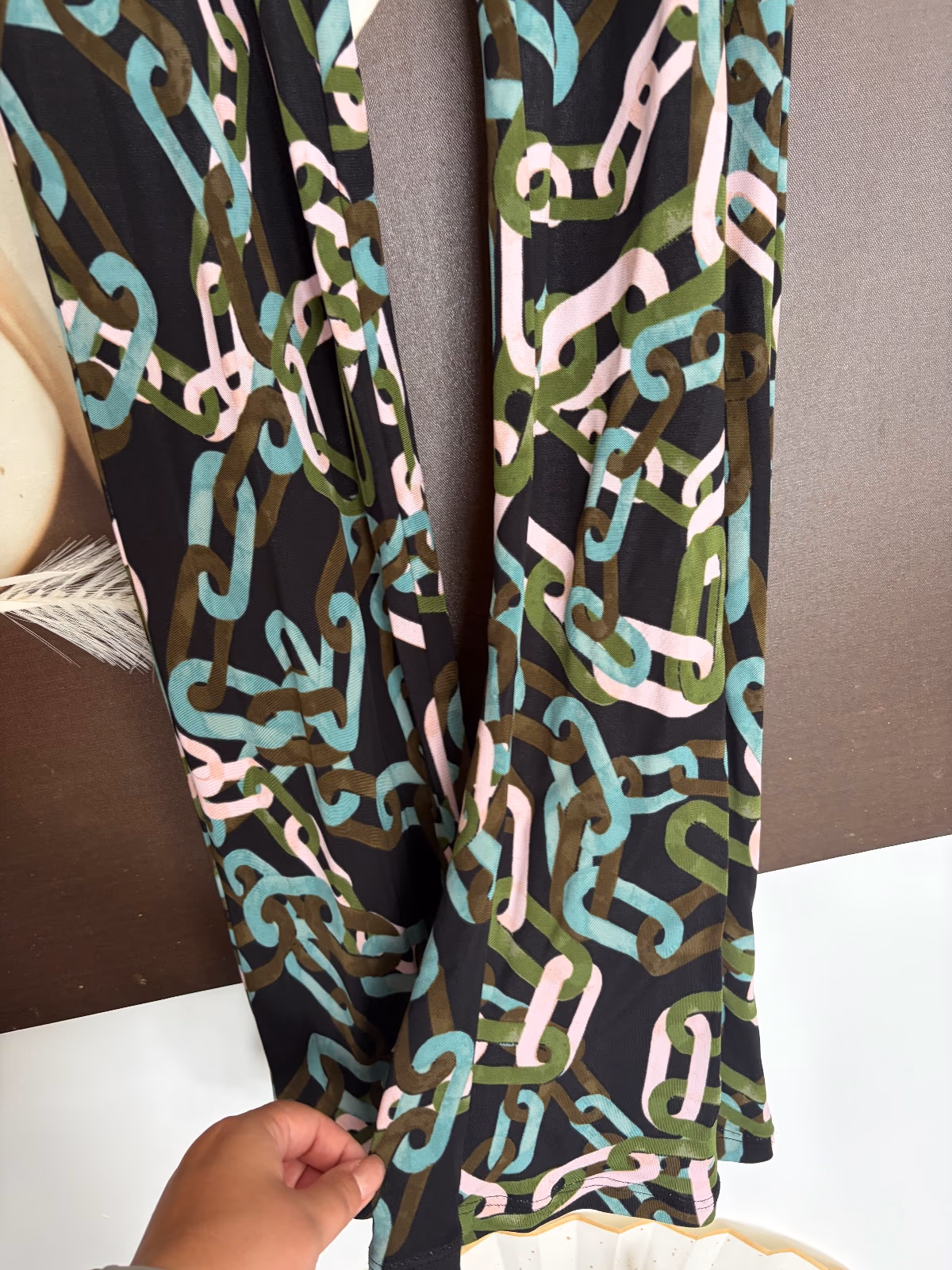 DVF Patterned Viscose Trousers, photo 4