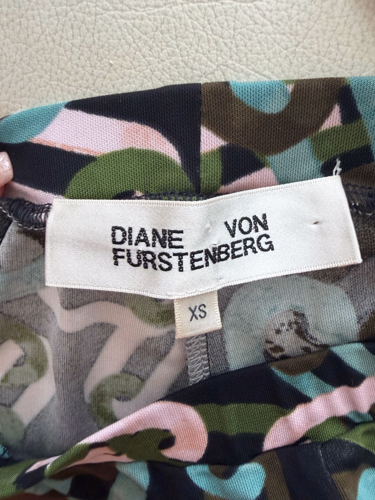 DVF Patterned Viscose Trousers, photo 8