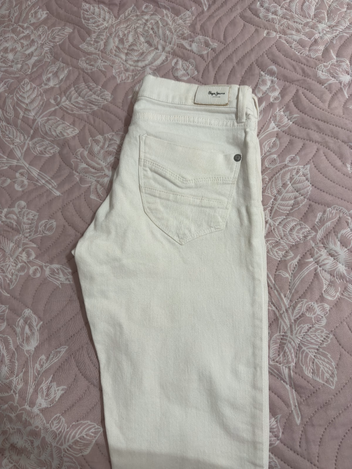 Pepe Jeans white skinny jeans, photo 5